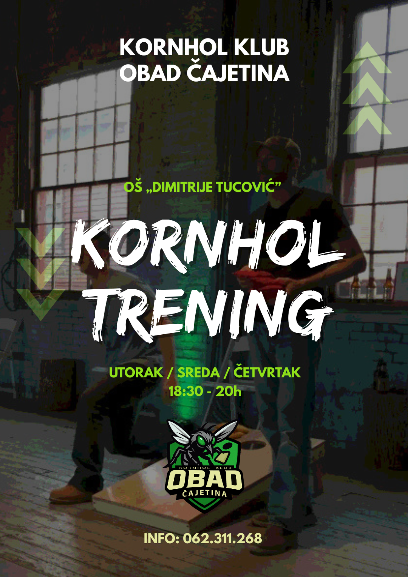 Kornhol trening - Kornhol Klub Obad Čajetina