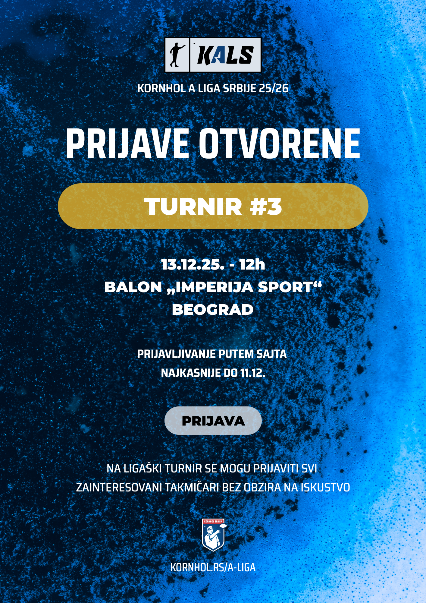 KALS 25-26 - 3. TURNIR - PRIJAVA