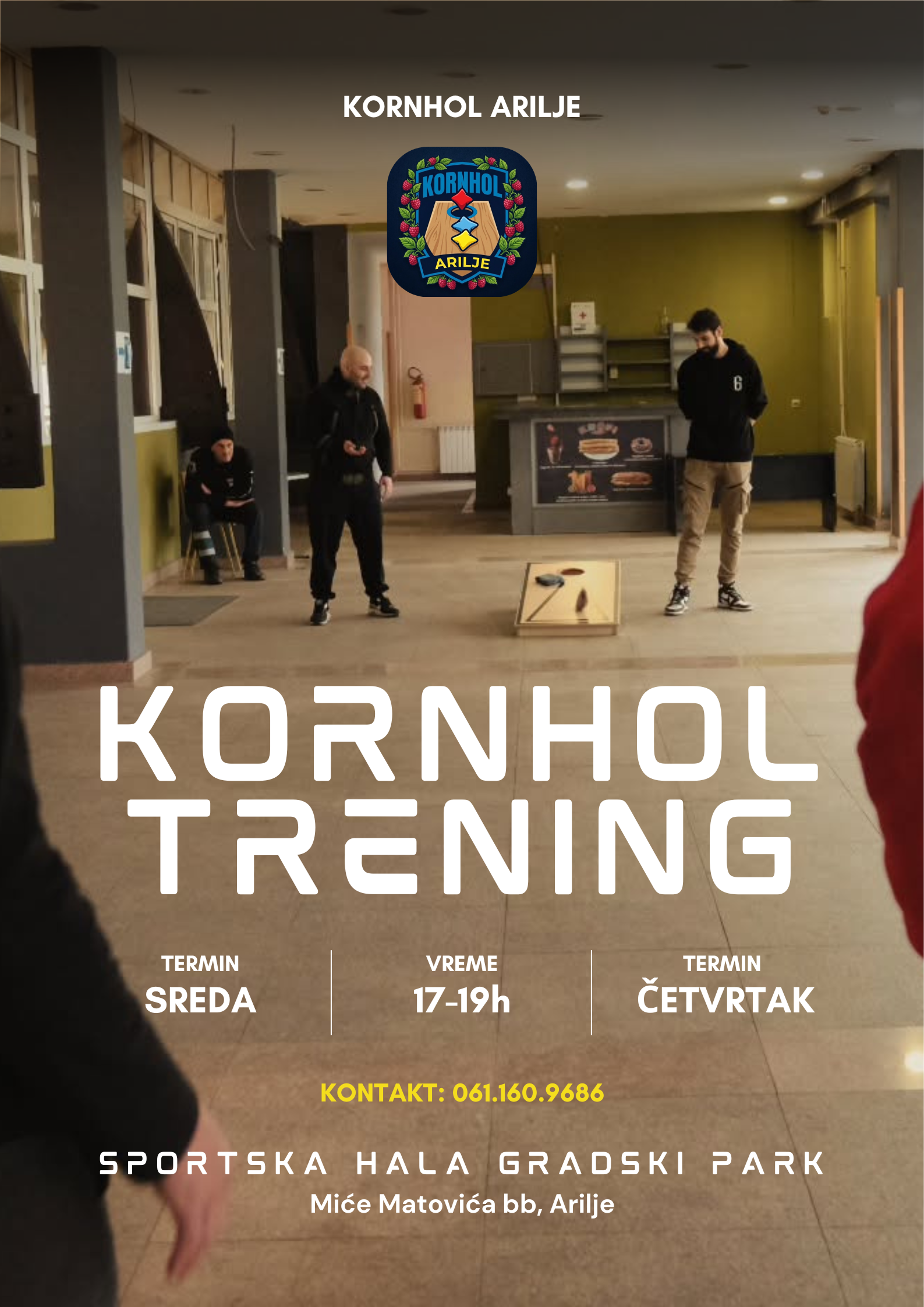 Kornhol trening - Subotica