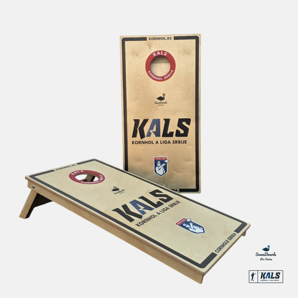 Kornhol Table - Pro 18mm - KALS - Profesionalni set - SwanBoards - svetle